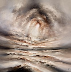 Our Guiding Light by Chris and Steve Rocks - Original Painting on Box Canvas sized 30x30 inches. Available from Whitewall Galleries