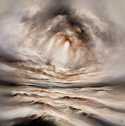 Our Guiding Light by Chris and Steve Rocks - Original Painting on Box Canvas